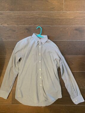 Uniqlo Oxford Striped Slim Fit Button Down Shirt
